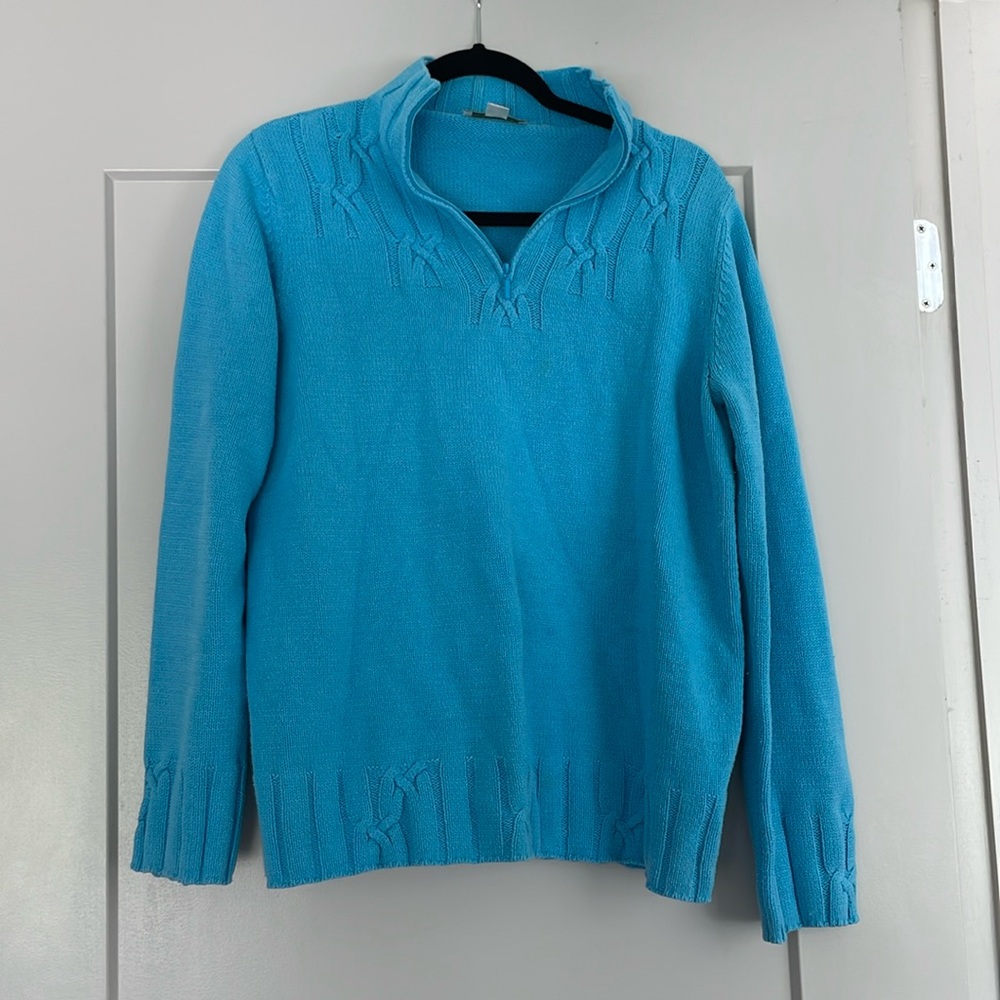 Cable knit pullover